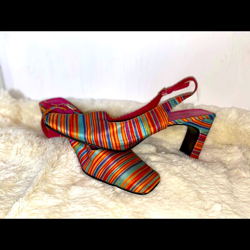 Classique stripe heels